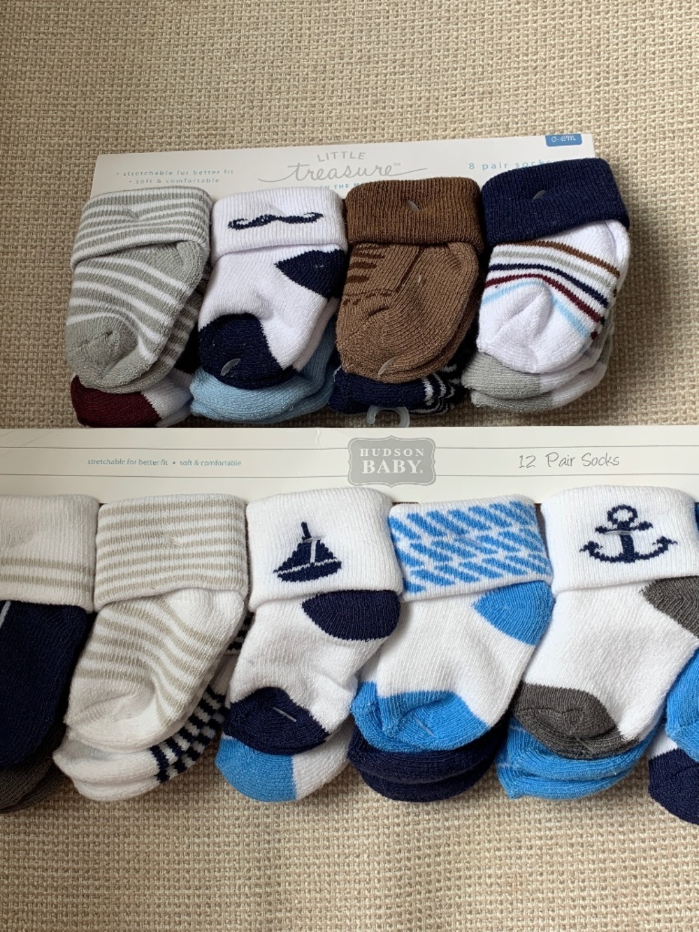 20 pair baby boy sockd NWT